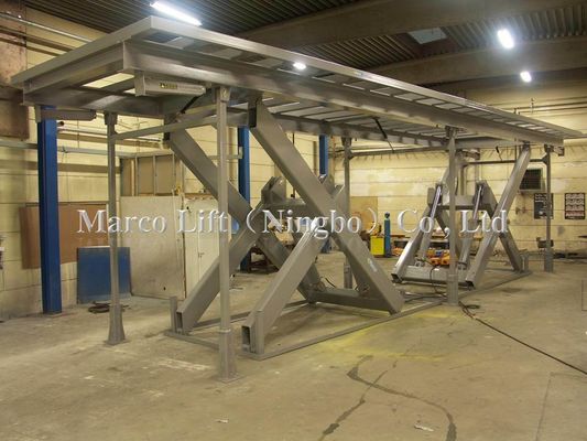 Un bon prix. Mode de fonctionnement stationnaire Marco Table de levage à ciseaux jumeaux avec options de personnalisation en ligne