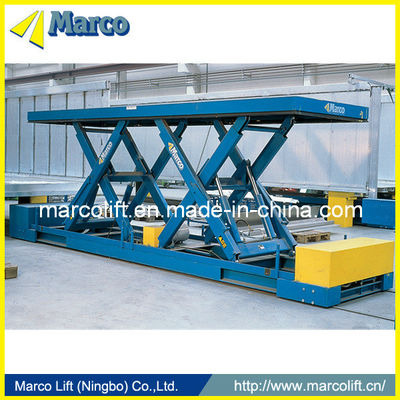 Stationary 4 Tons Marco Twin Scissor Lift Table with Weight Level Carrying Capacity