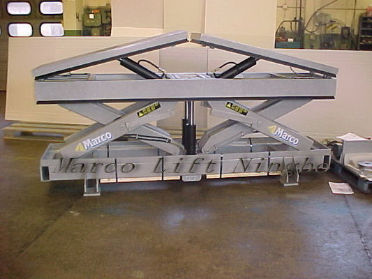Customization Marco Twin Scissor Lift Table with Tilt Platform Customized Request