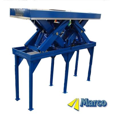 Tavolo di sollevamento idraulico a forbice personalizzato 1200 mm di altezza con livello di peso speciale