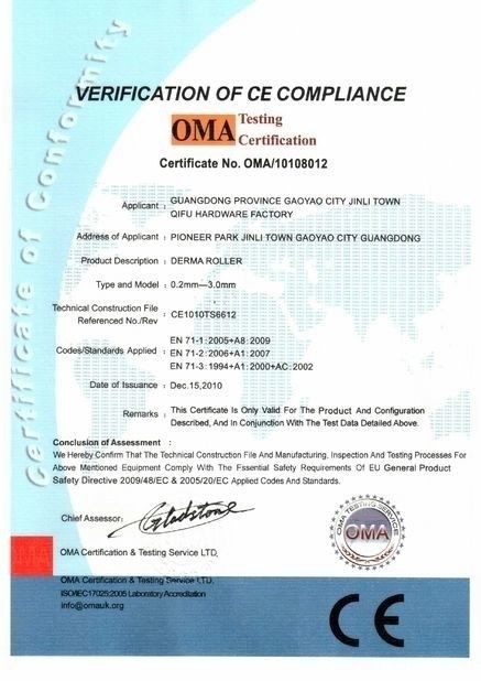 Porcellana Changsha Ecer Excellent Platform 33 Company Name(Test) Certificazioni